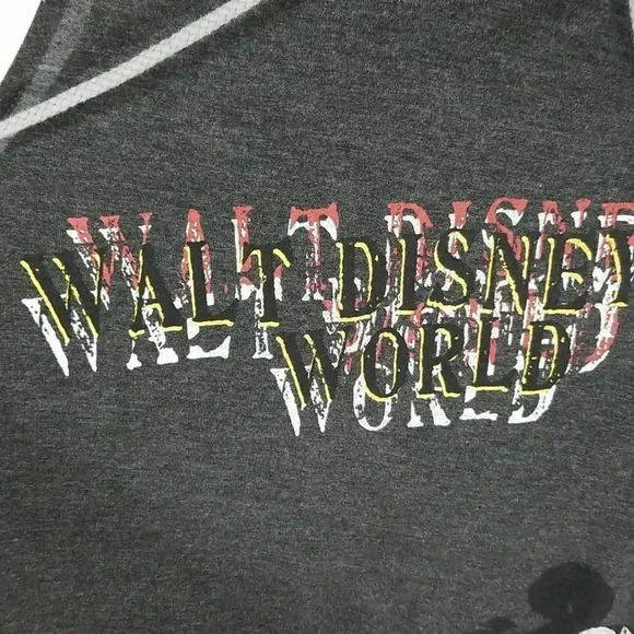 {Disney} Sleeveless Hooded Top Size Small - Picture 5 of 9